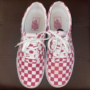 VANS DOHENY CHECKERBOARD CERIS RED / WHITE